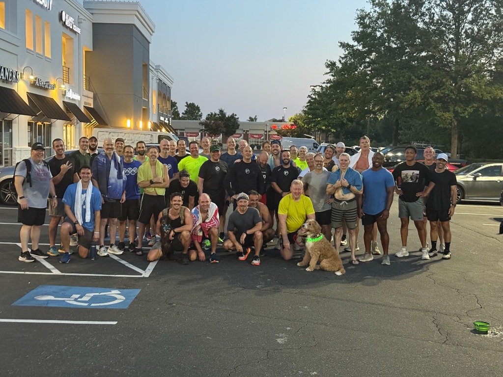 F3 South Charlotte PAX Members after a morning workout